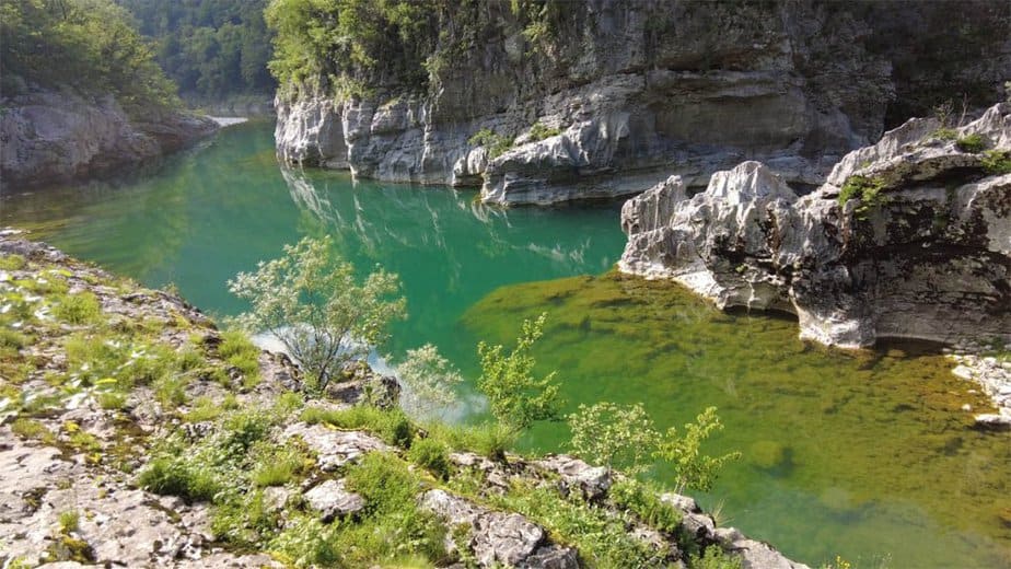 Kanjon Soče pri Babji jami
